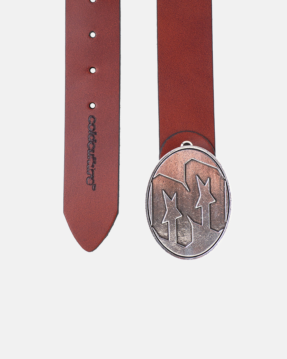 DOUBLE C LEATHER BELT ROBLE