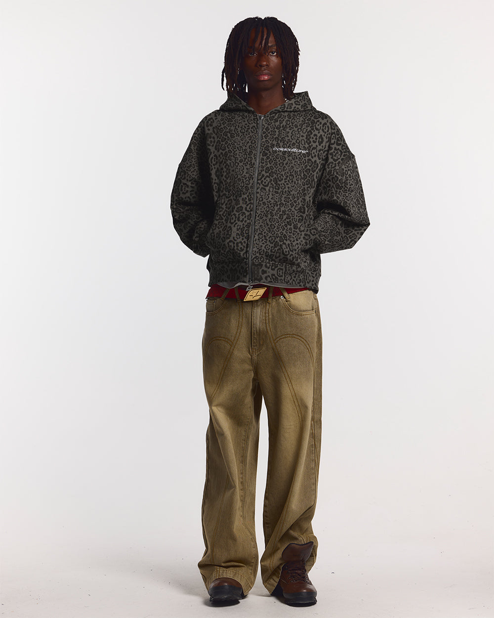 NOCTURNE BEAST ZIP HOODIE DARK GREY