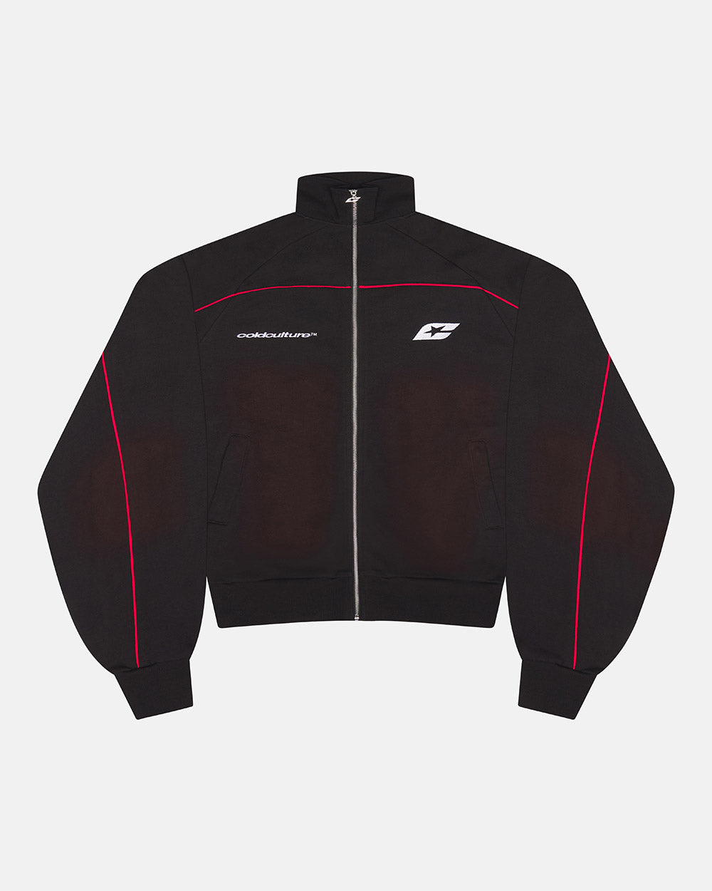 SAVAGE WASHED JACKET BLACK & RED