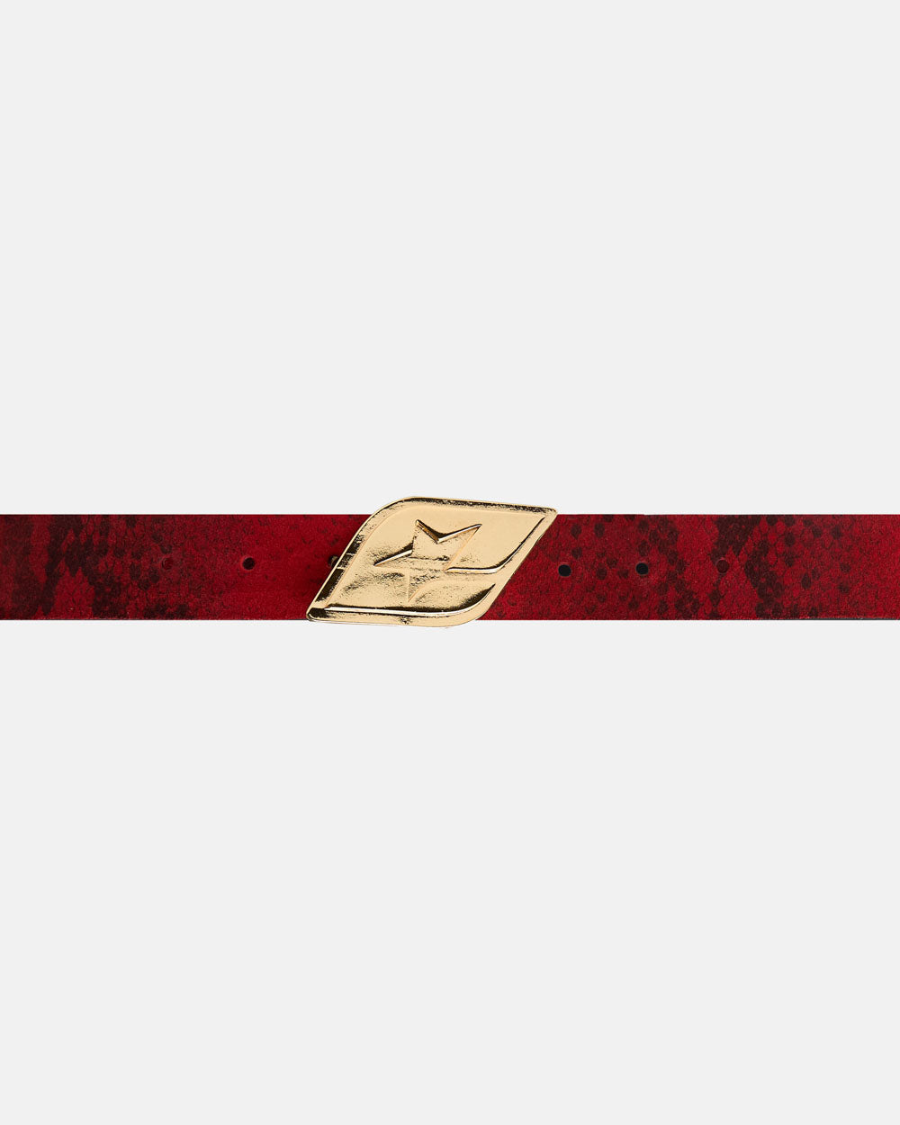 ORIGINAL LEATHER BELT RED SNAKE