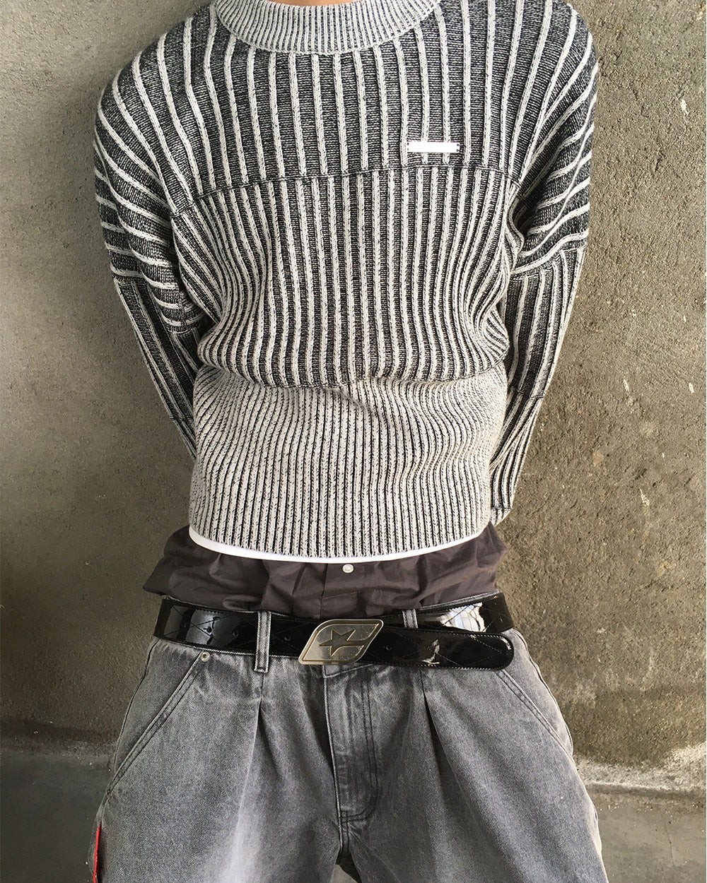HYPERLINES KNIT BLACK & GREY