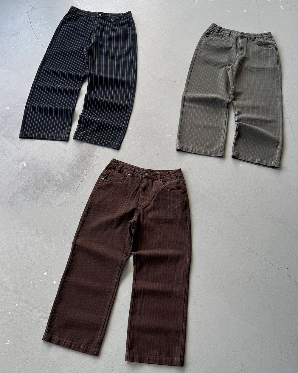 CASINO PANTS GREEN DENIM