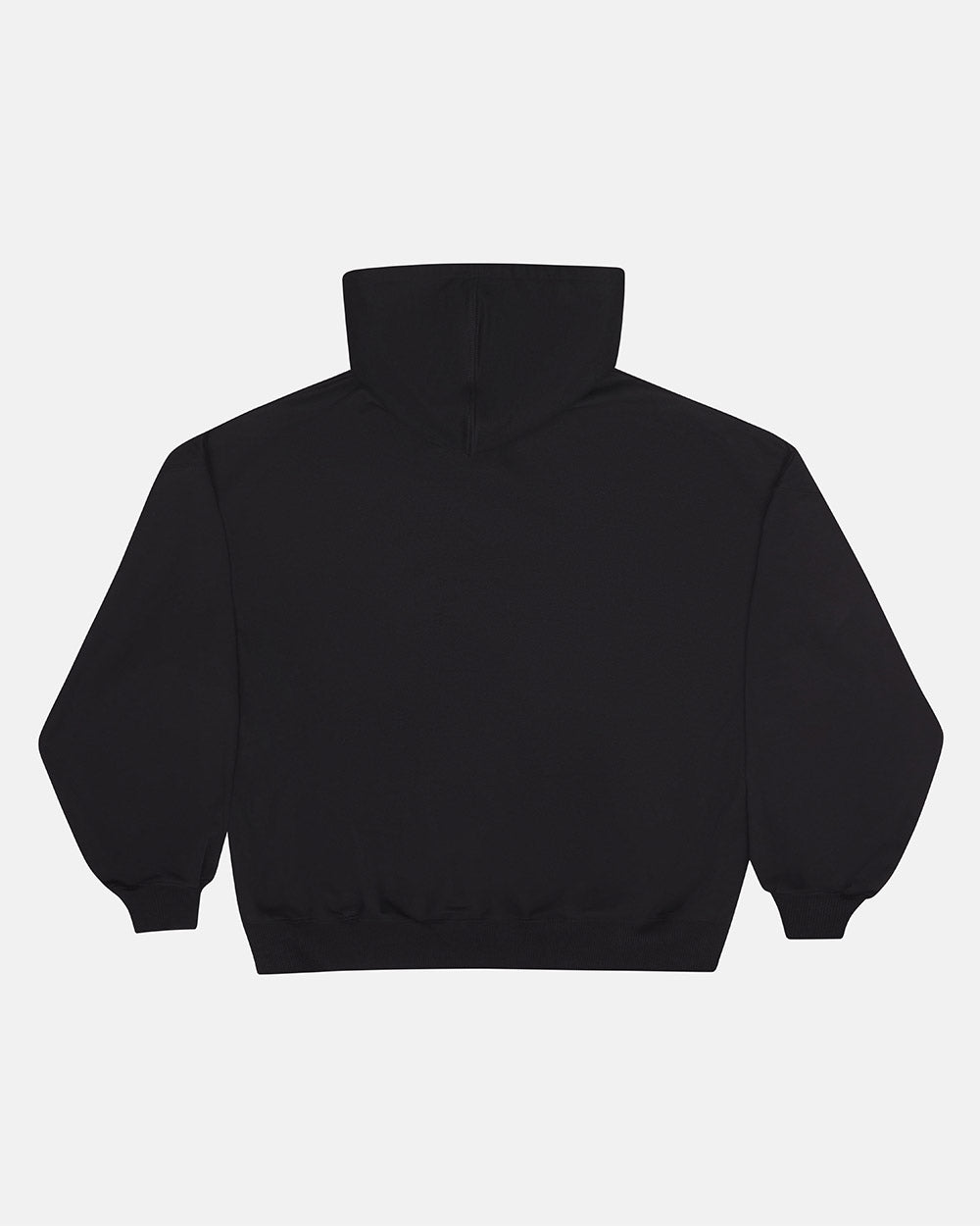SCRIPT ZIP HOODIE BLACK