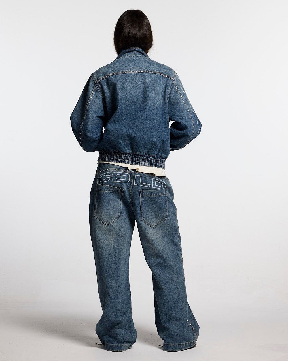 2010 DENIM JACKET BLUE DENIM - Cold Culture #woman