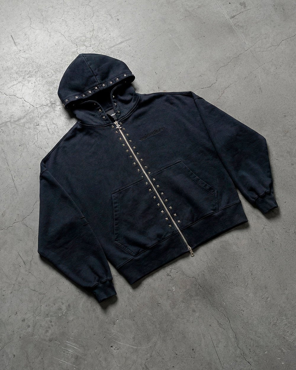 2010 ZIP HOODIE BLACK - Cold Culture