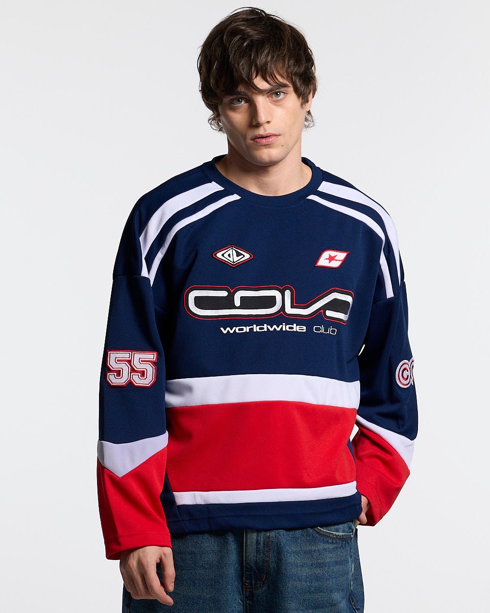 55 VIRAL LONGSLEEVE BLUE - Cold Culture #man