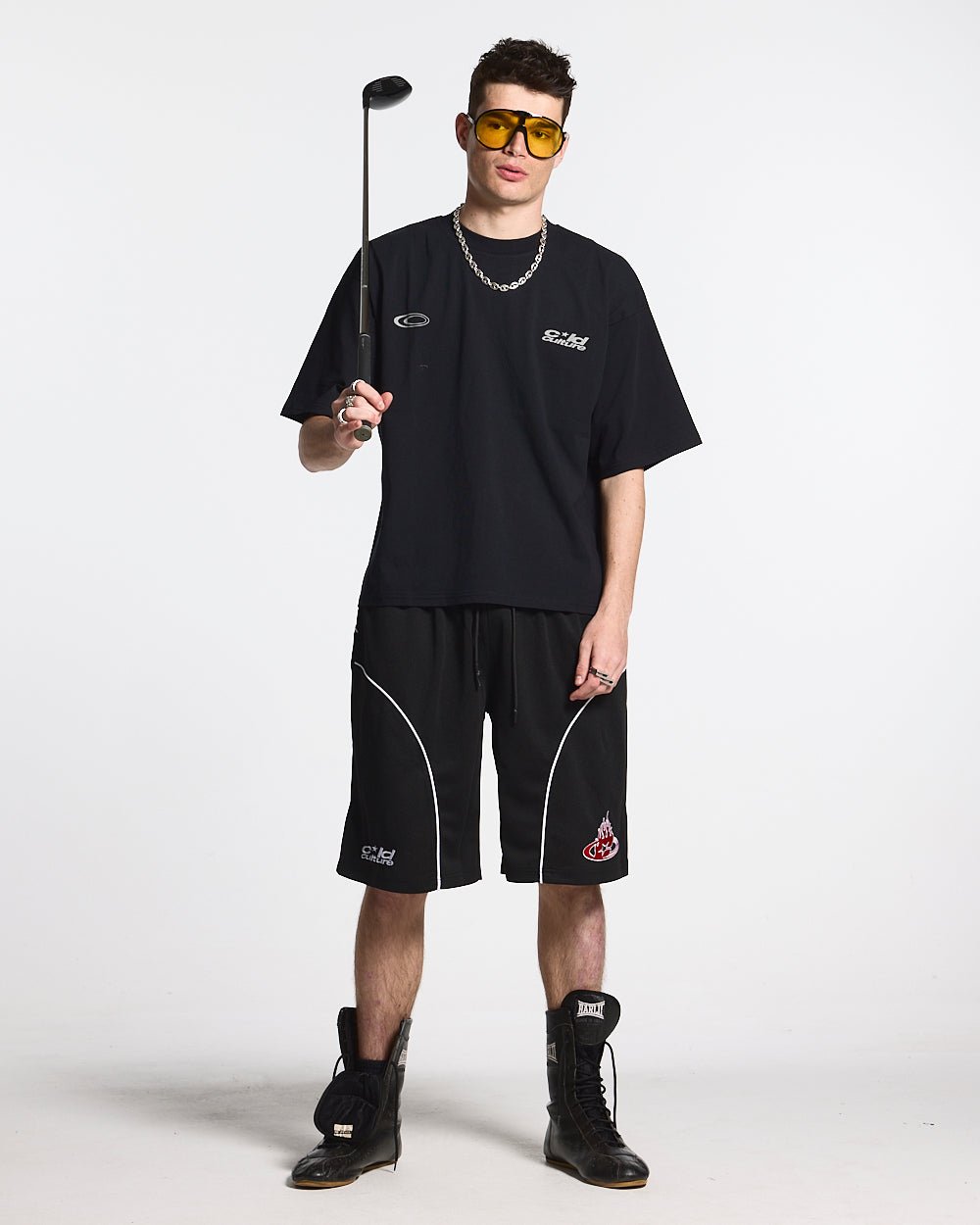 555 TEE BLACK - COLD CULTURE