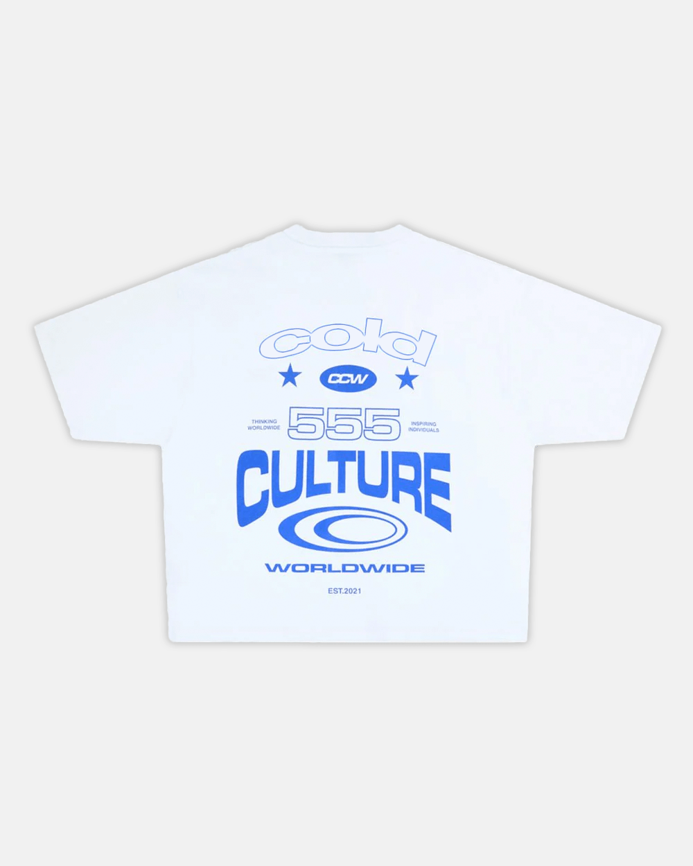 555 TEE WHITE - COLD CULTURE