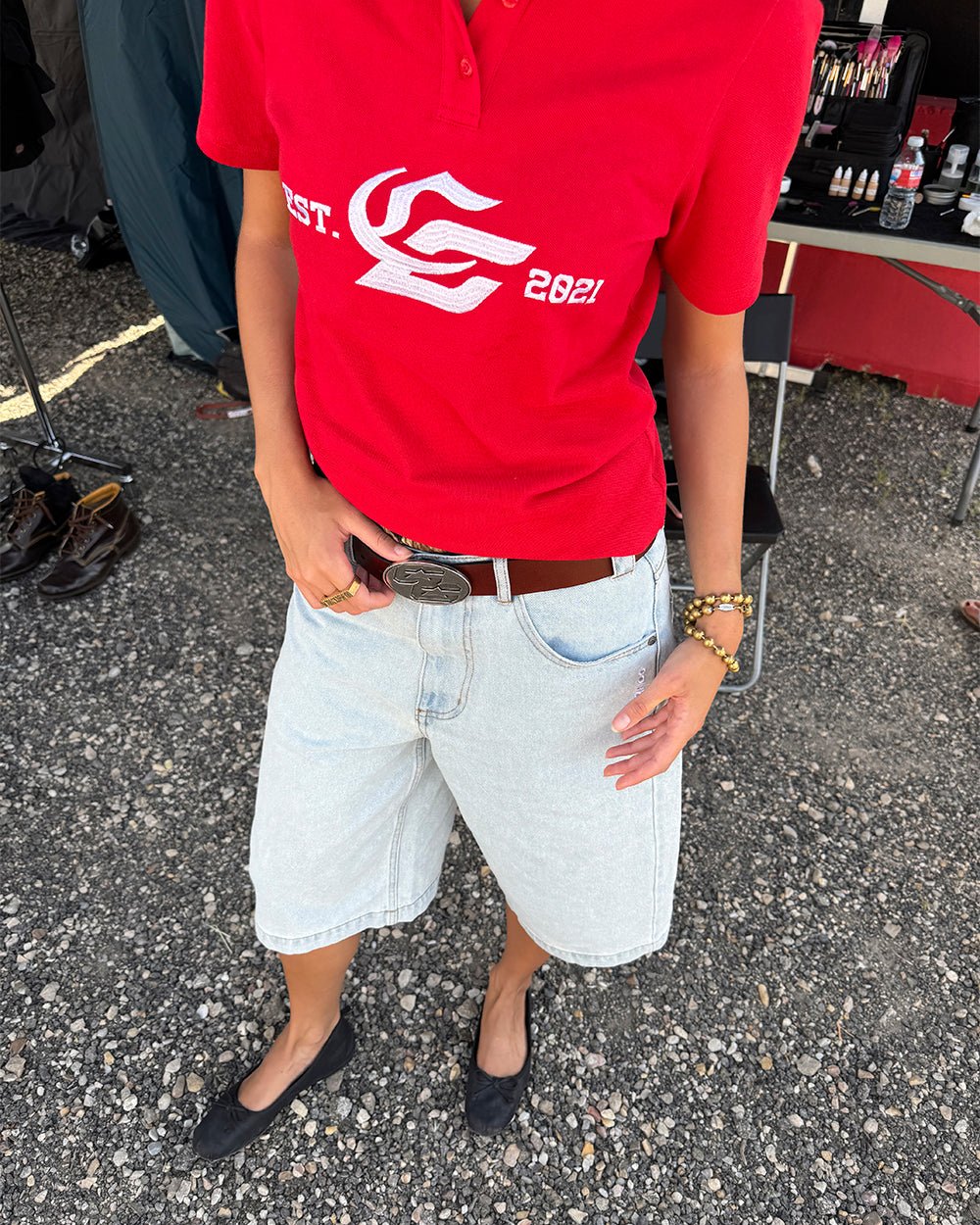 5th AURA SLIM POLO RED - COLD CULTURE