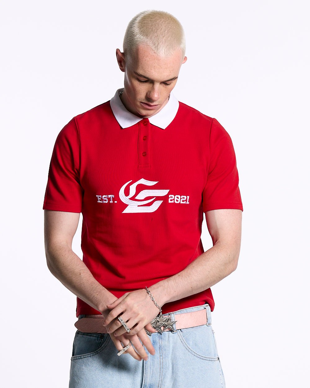 5th AURA SLIM POLO RED - COLD CULTURE