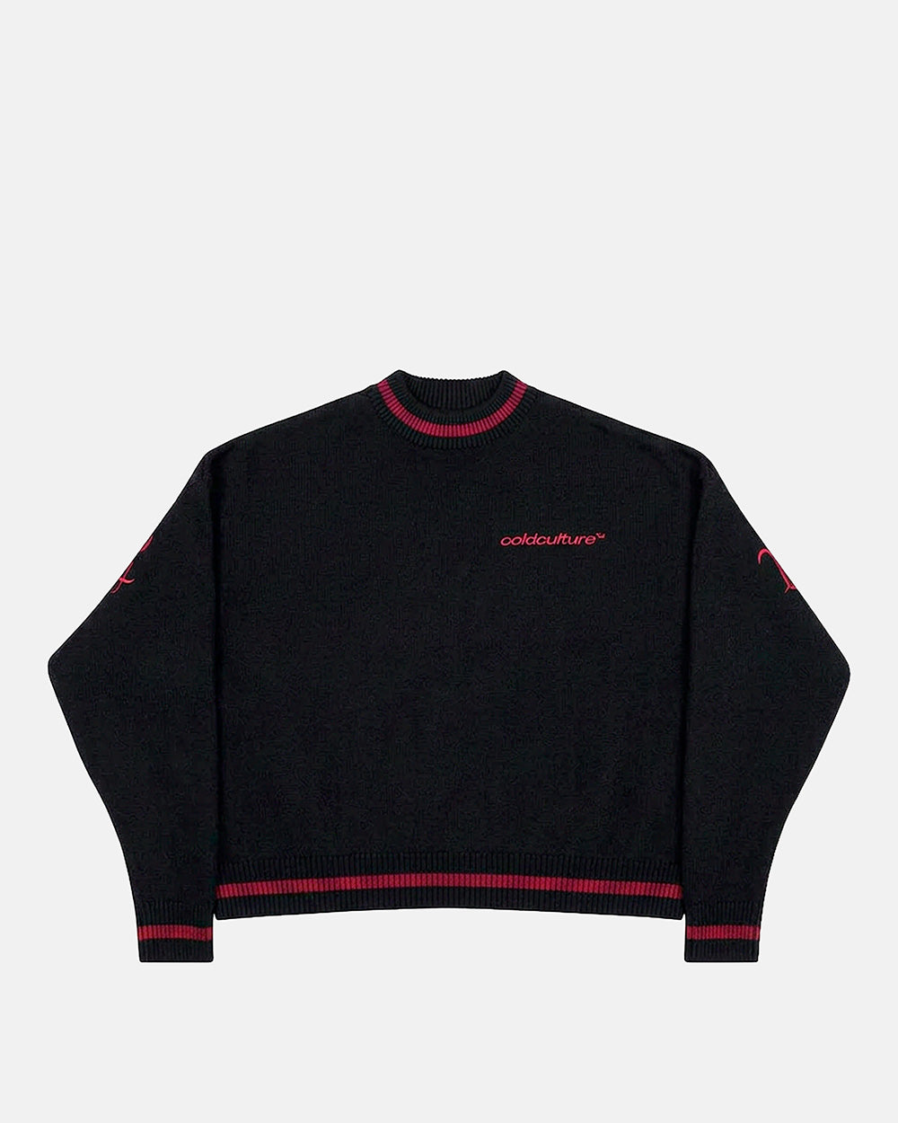 ARCHIVE GOTHIC KNIT BLACK - Cold Culture #packshot