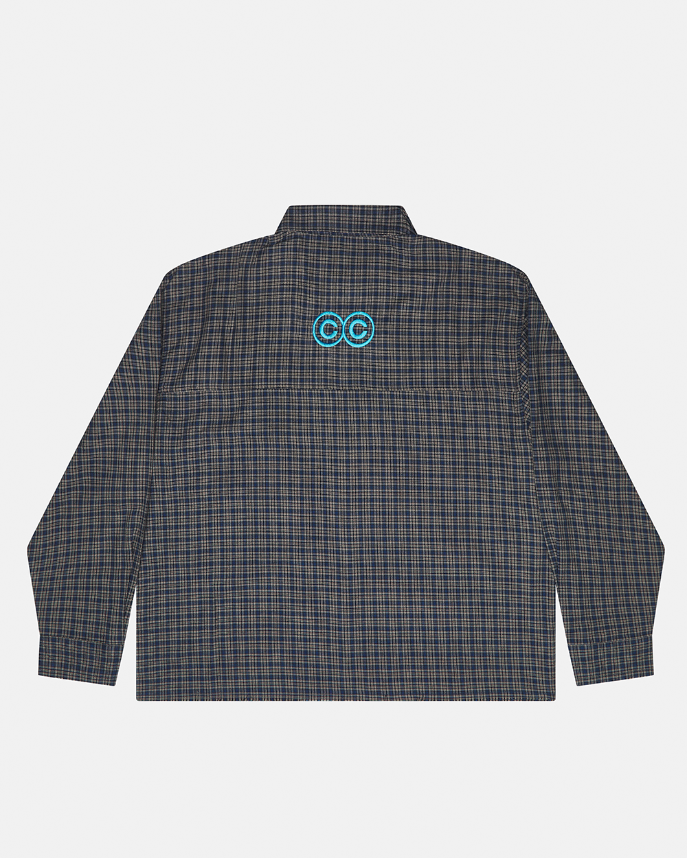 BRICK LANE SHIRT BLUE SQUARE