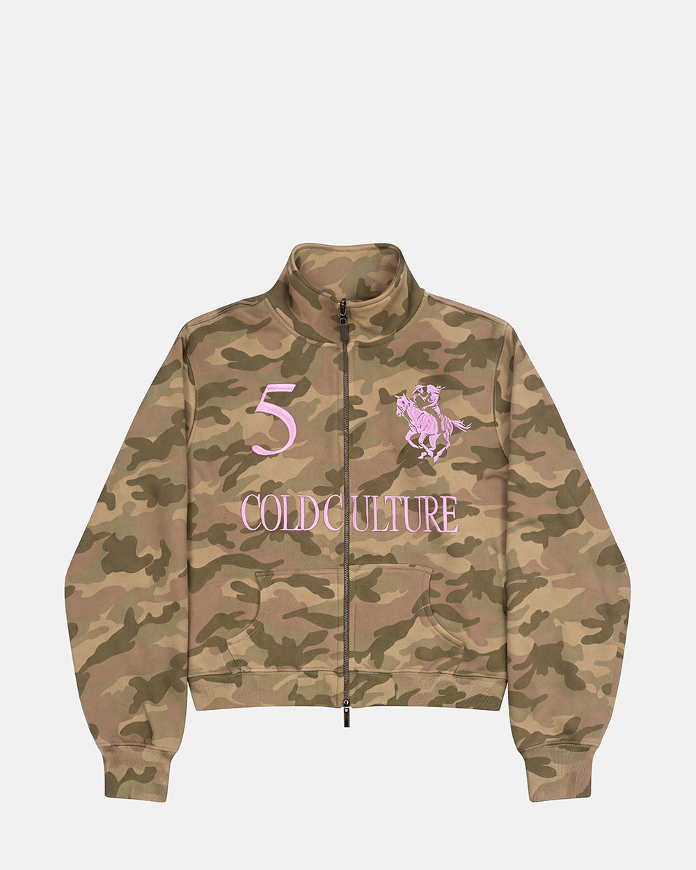 CAMO CLUB ZIP HOODIE CAMO - Cold Culture #packshot