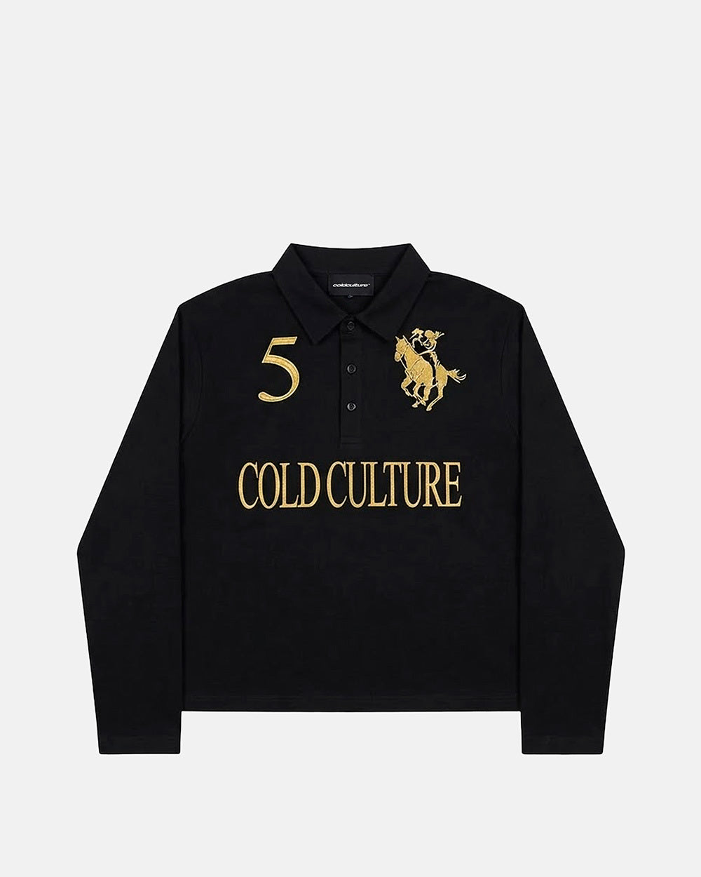 CLUB LONGSLEEVE POLO BLACK