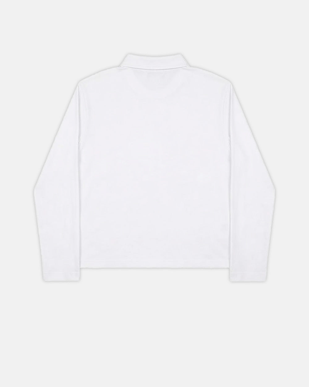 CLUB LONGSLEEVE POLO WHITE - Cold Culture #packshot