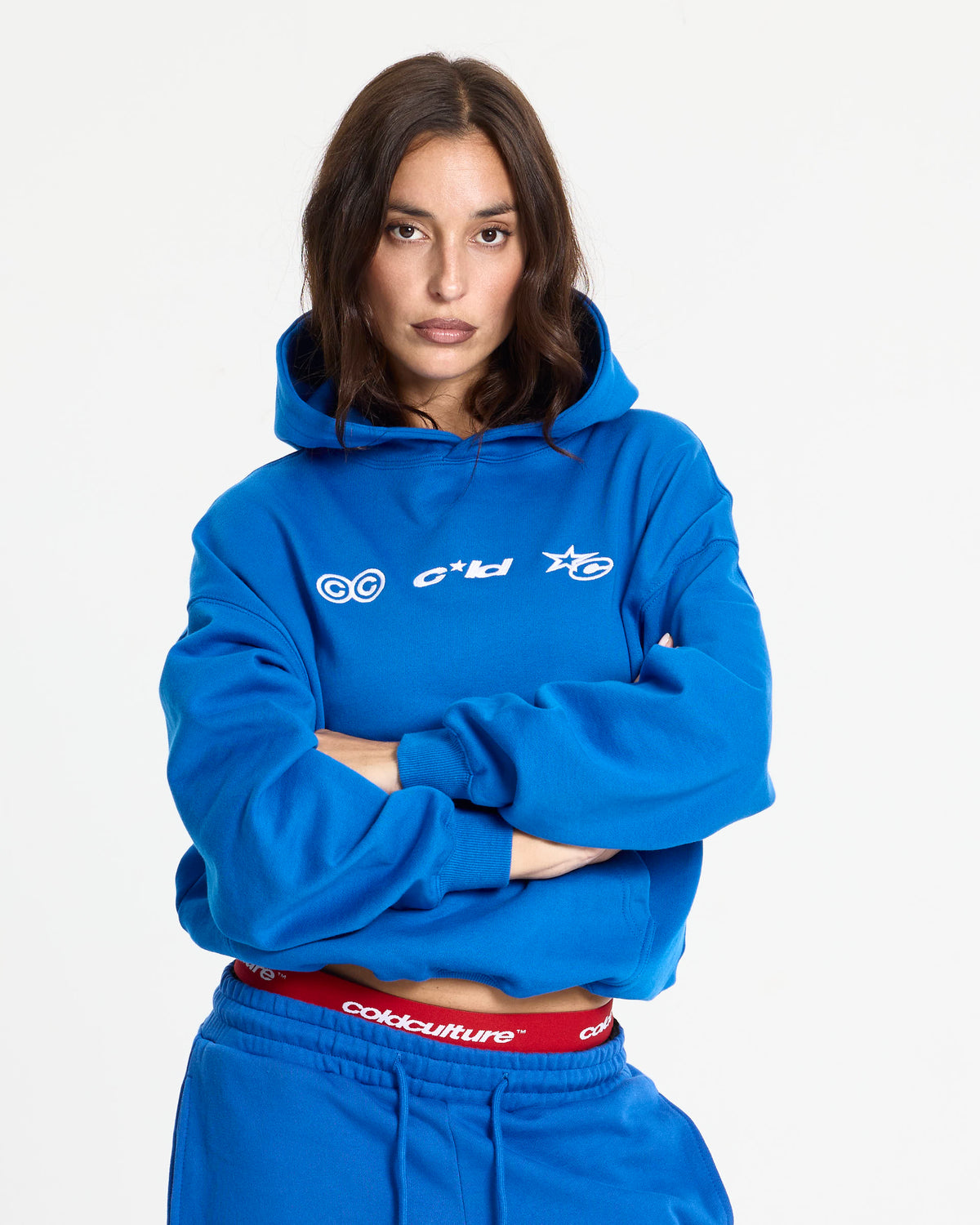 VERTICAL HOODIE BLUE - Cold Culture #woman