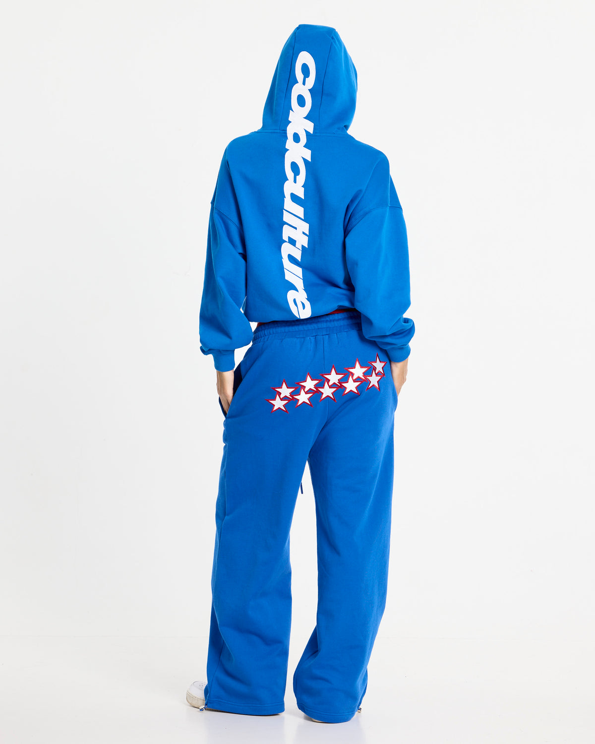VERTICAL HOODIE BLUE - Cold Culture