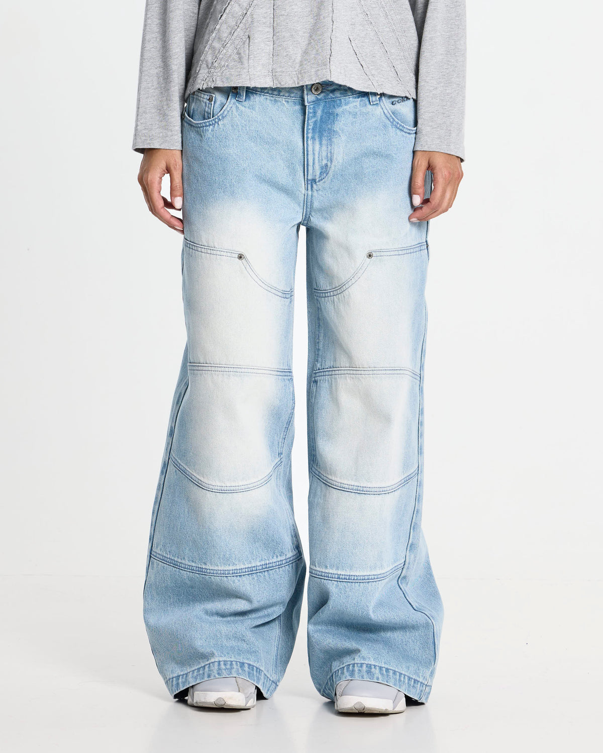 VERA LOOSE PANTS LIGHT BLUE
