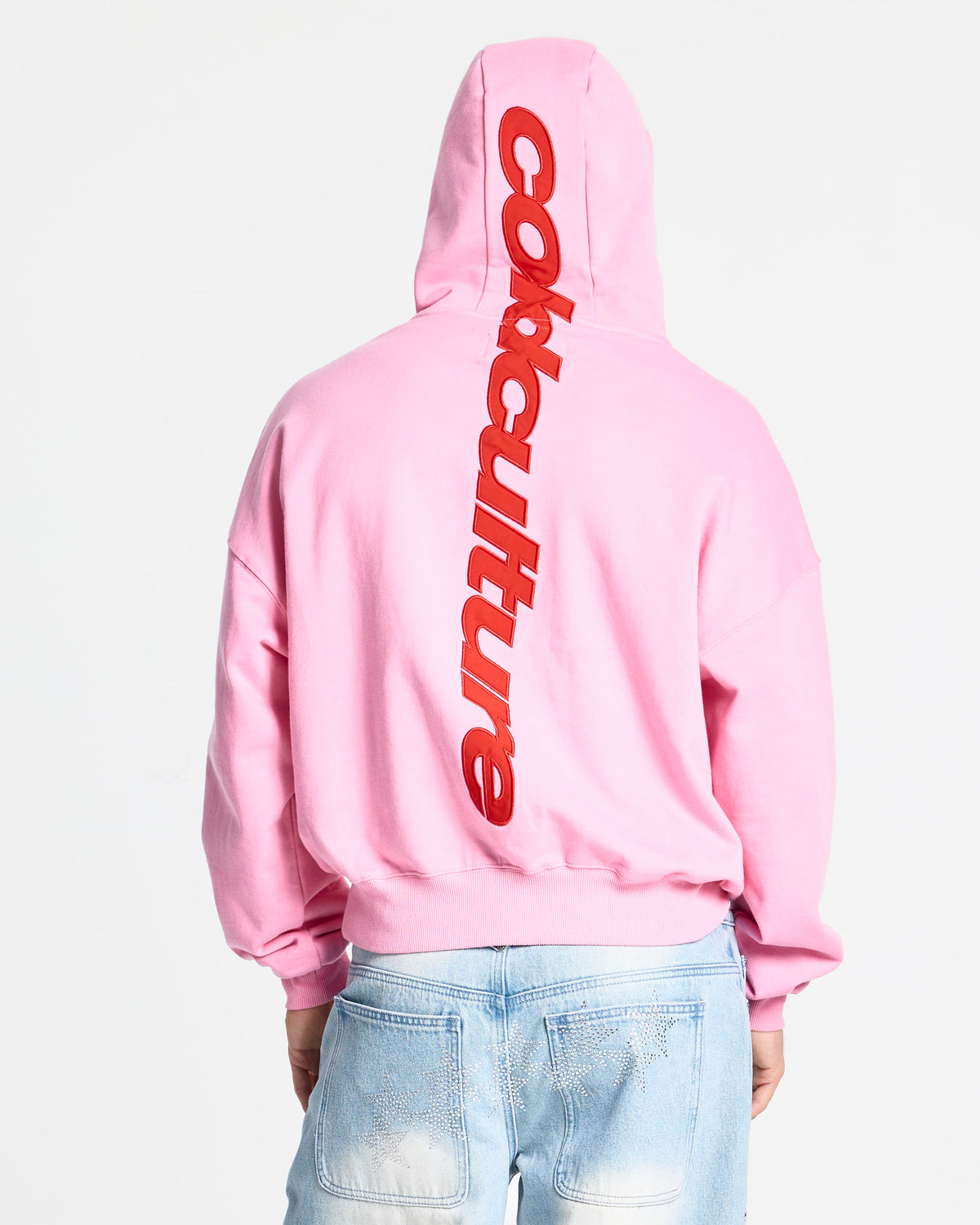 VERTICAL HOODIE PINK - Cold Culture