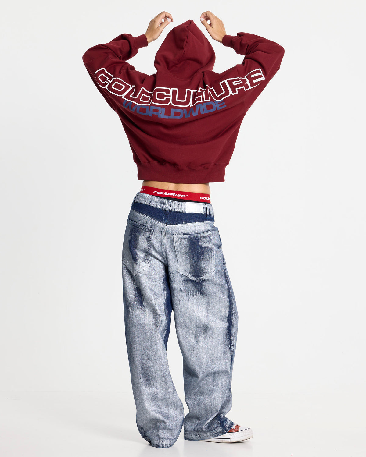 HOLESHOT HOODIE BURGUNDY - Cold Culture #woman