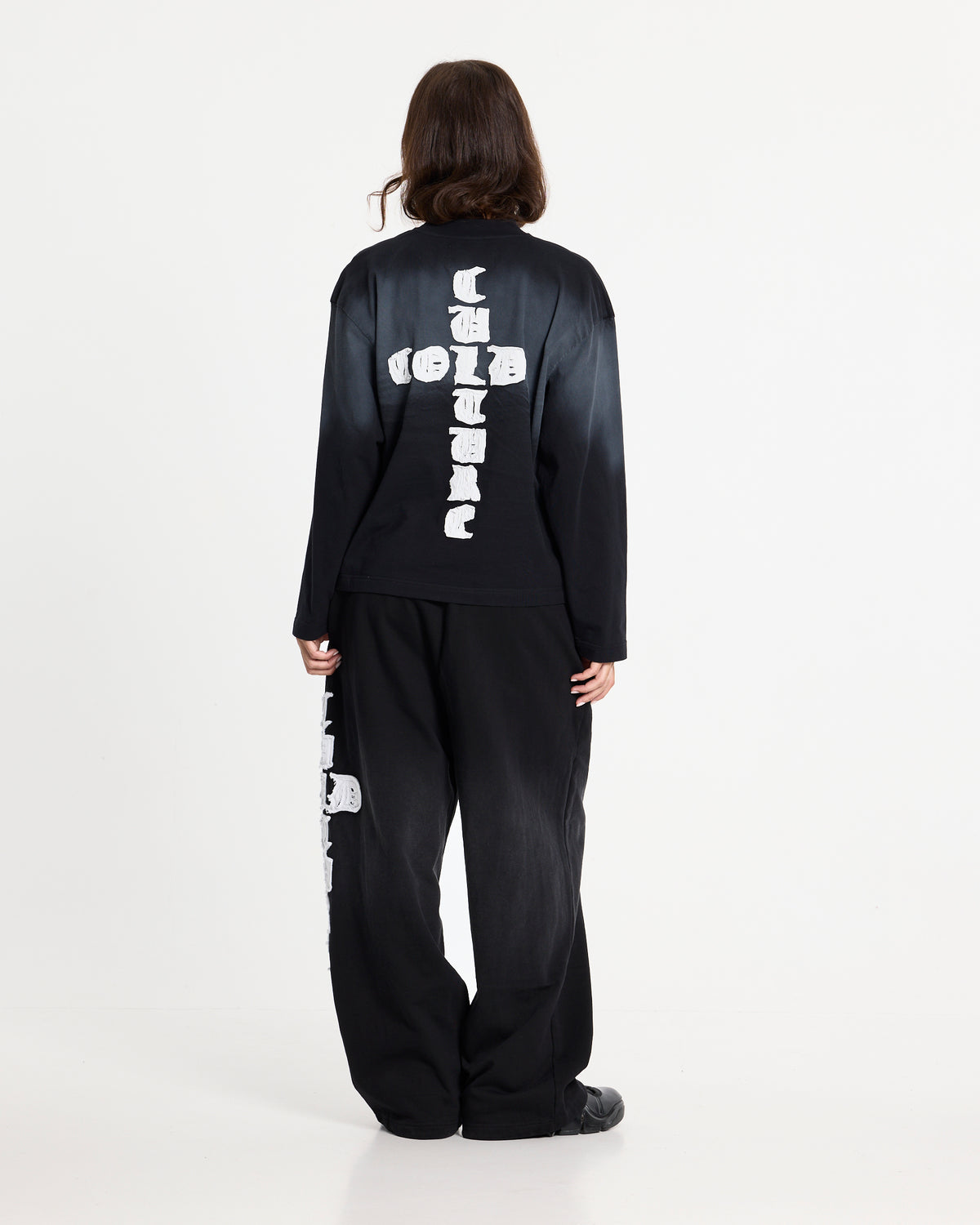 CROSSED LONGSLEEVE BLACK - Cold Culture #woman