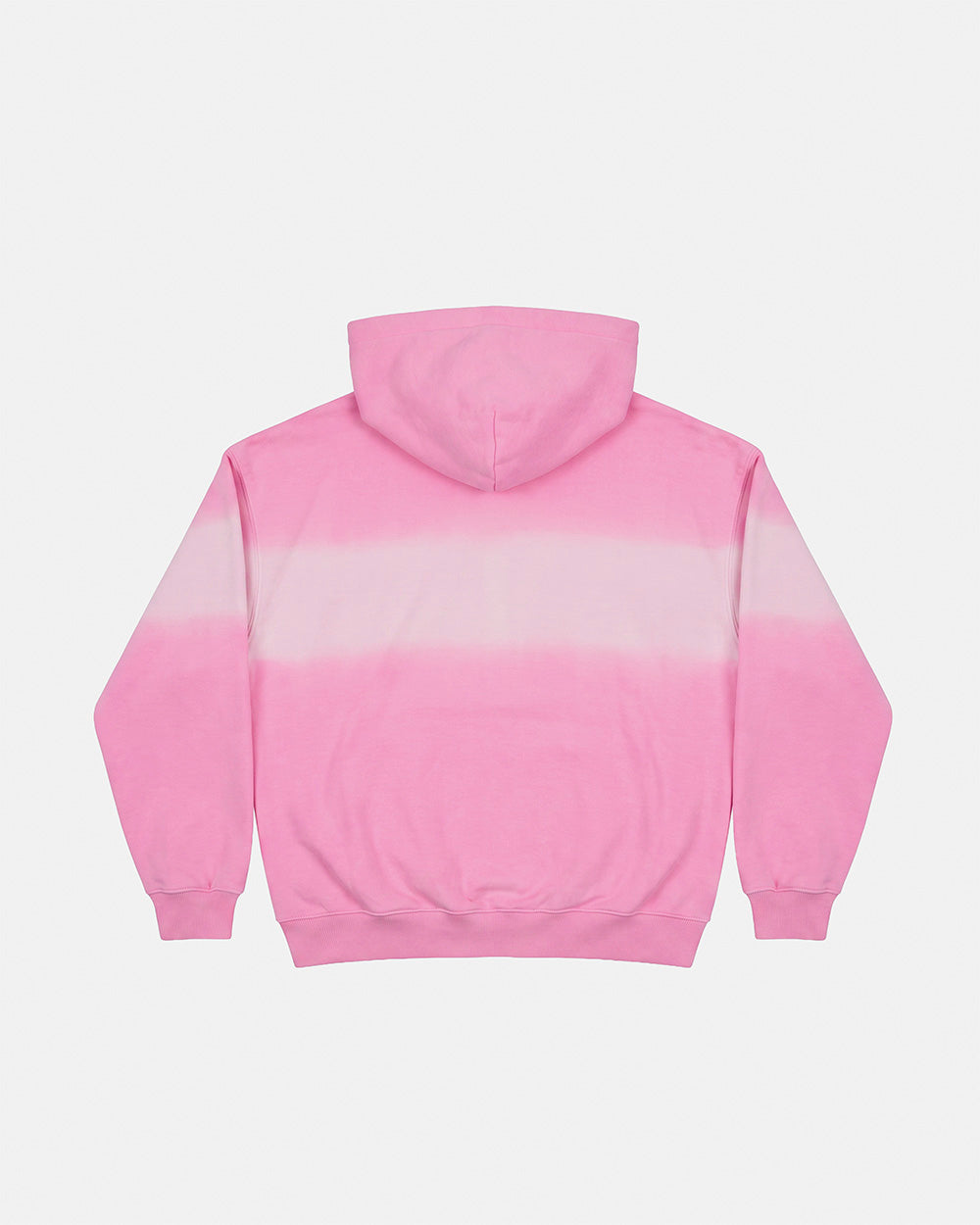 CROSSED SCRIPT ZIP HOODIE PINK