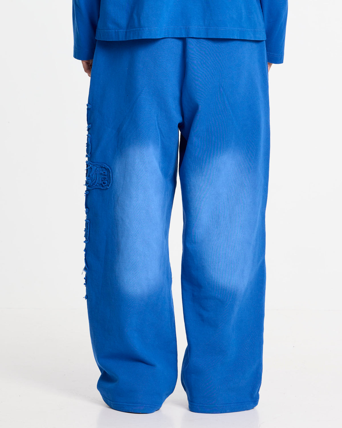 CROSSED SWEATPANTS BLUE