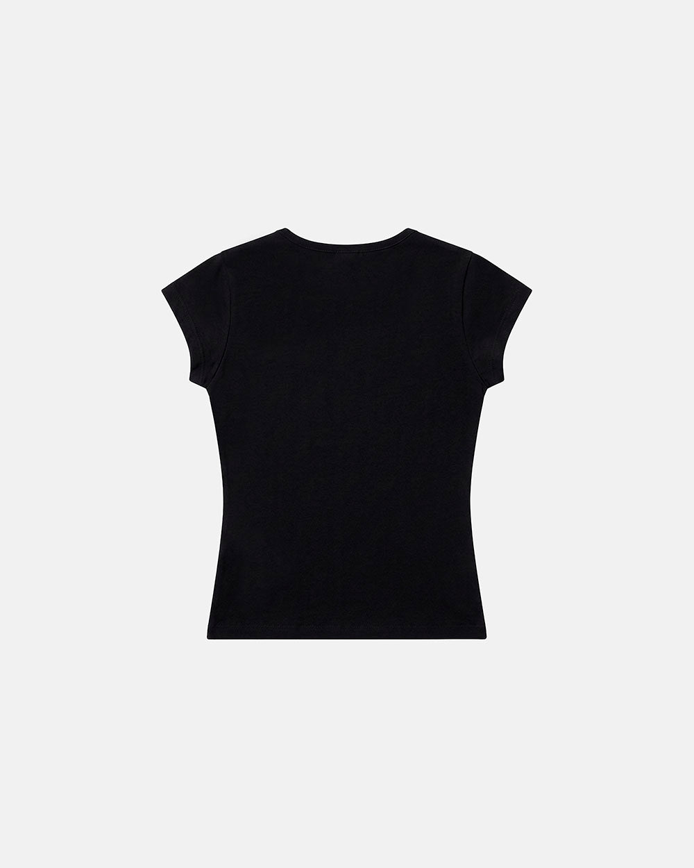 CRYSTAL BABY TEE BLACK