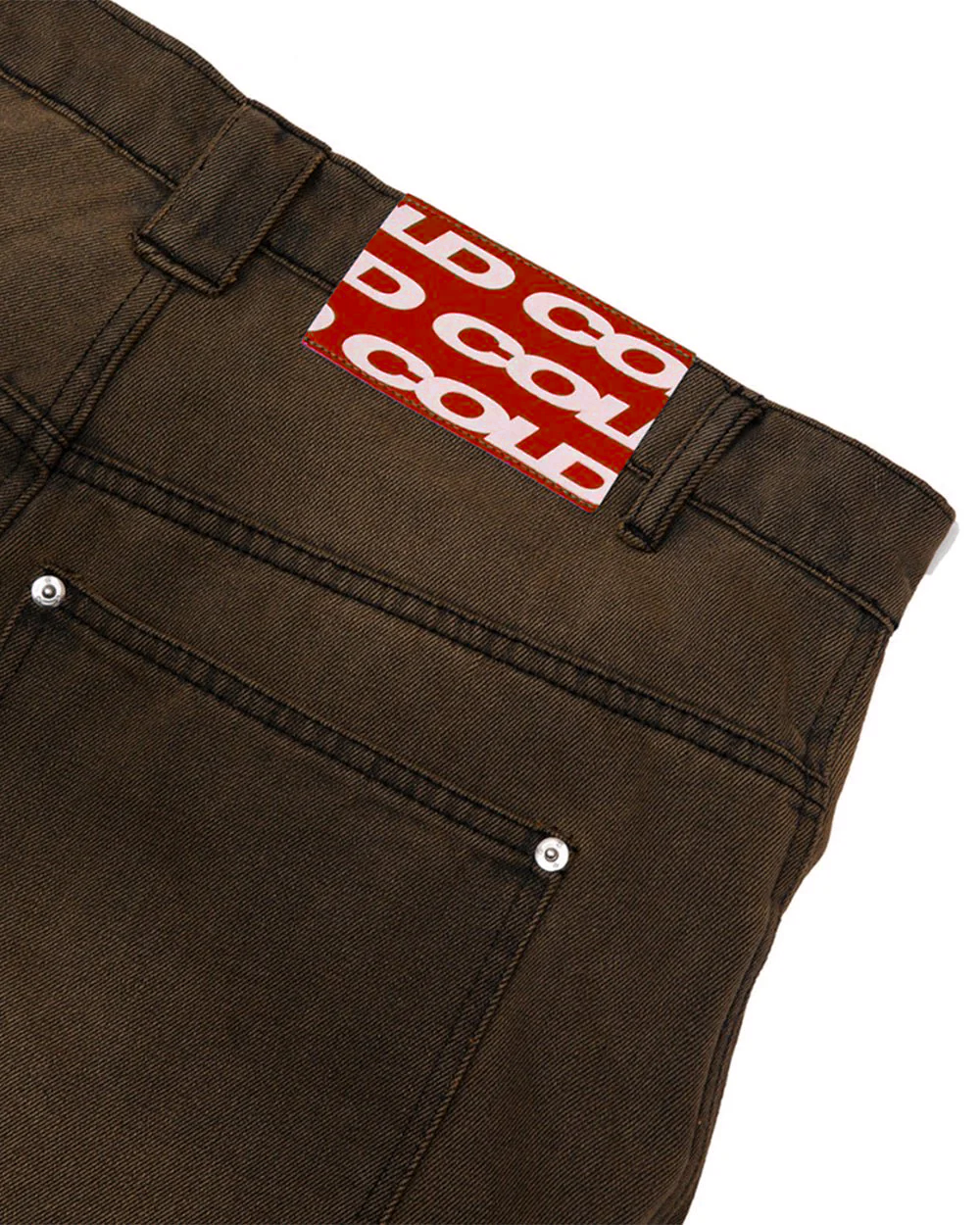 V2 PANTS FADED BROWN DENIM