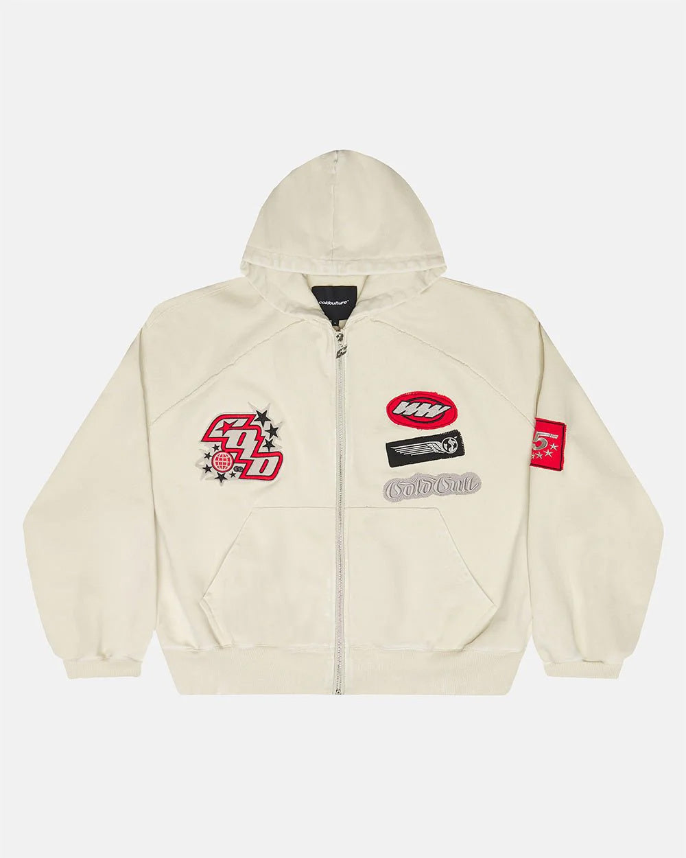 WALKER ZIP HOODIE LIGHT GREY