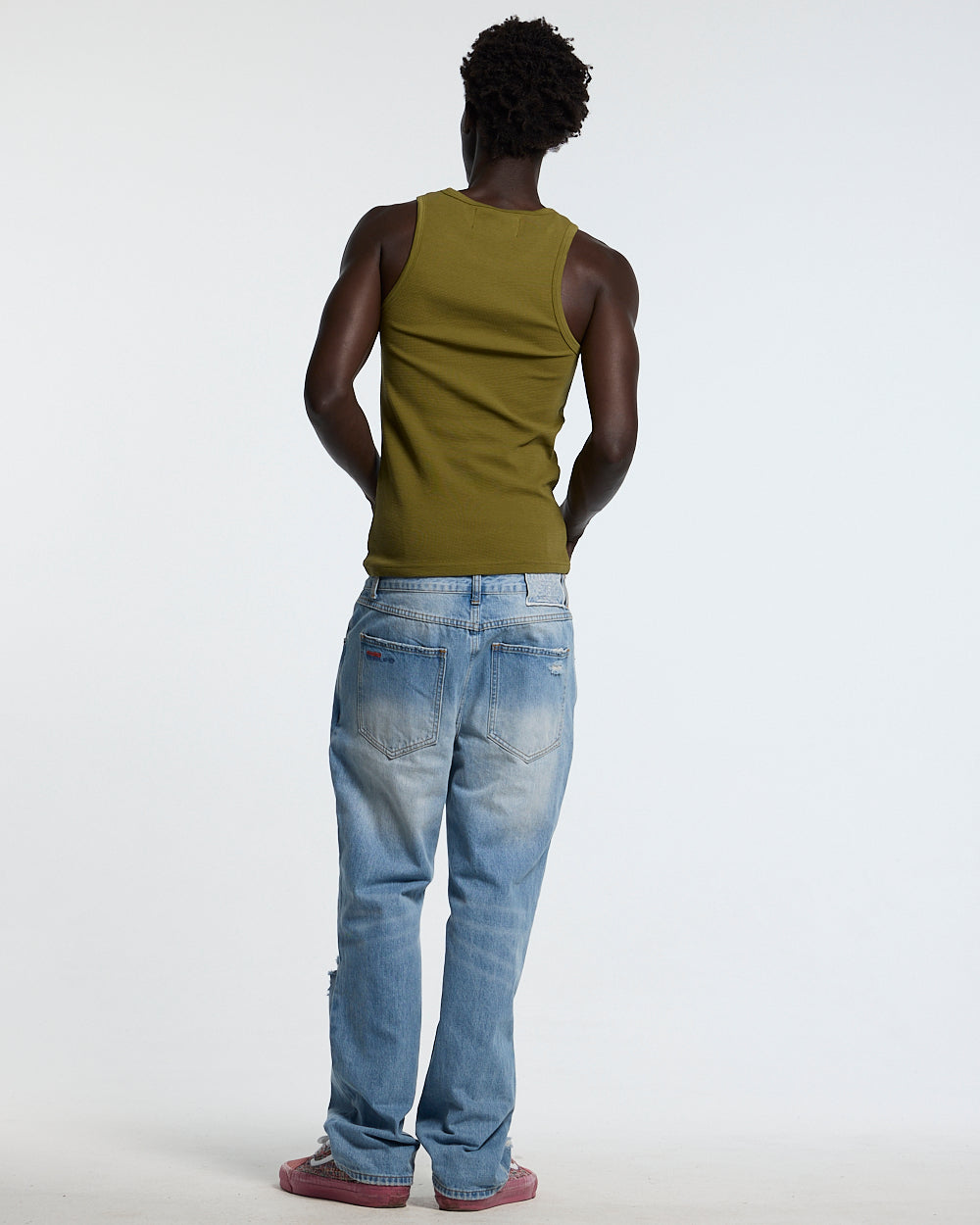 SPEED WAFFLE TANK TOP GREEN