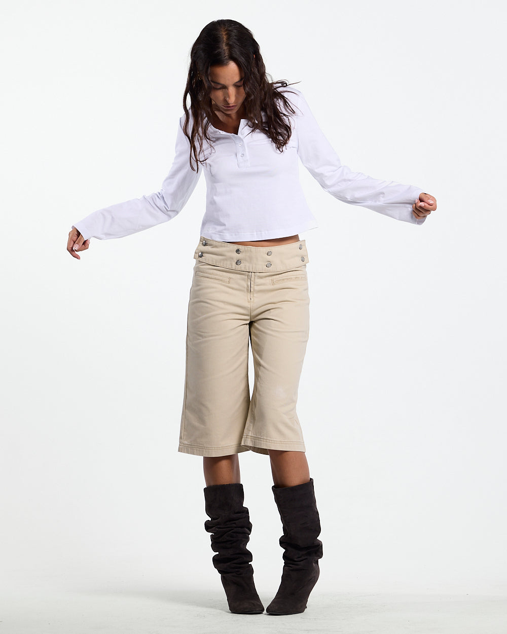 BREEZY LONGSLEEVE TEE WHITE