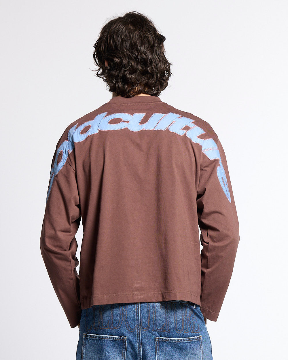 CURVED KNOTS LONGSLEEVE BROWN