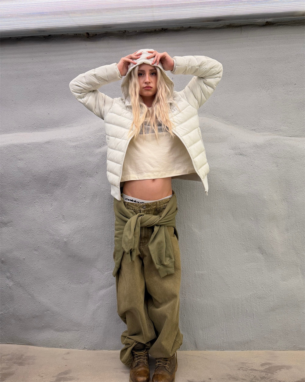 WHEEL PUFFER WHITE - Cold Culture #woman