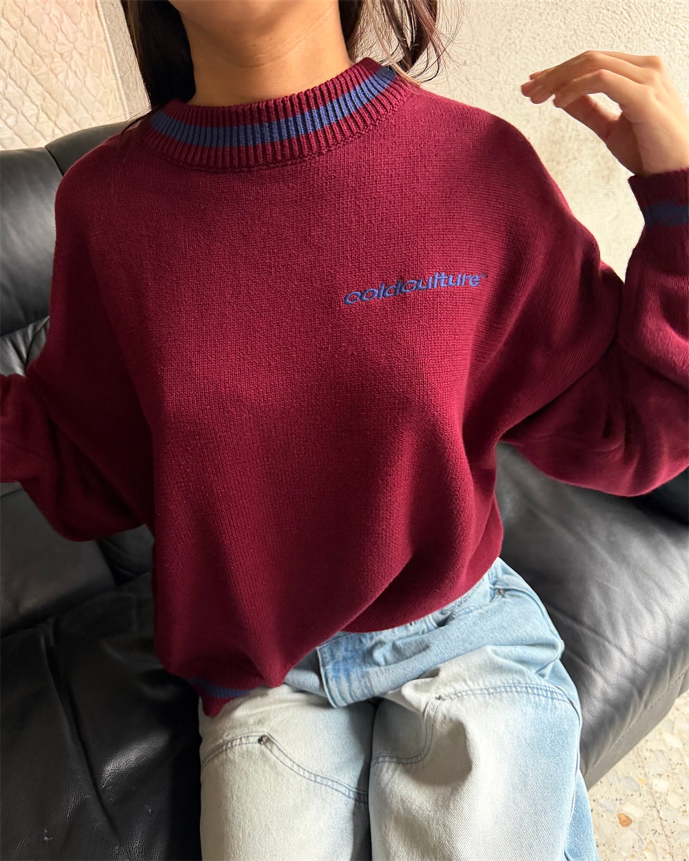 ARCHIVE GOTHIC KNIT RED