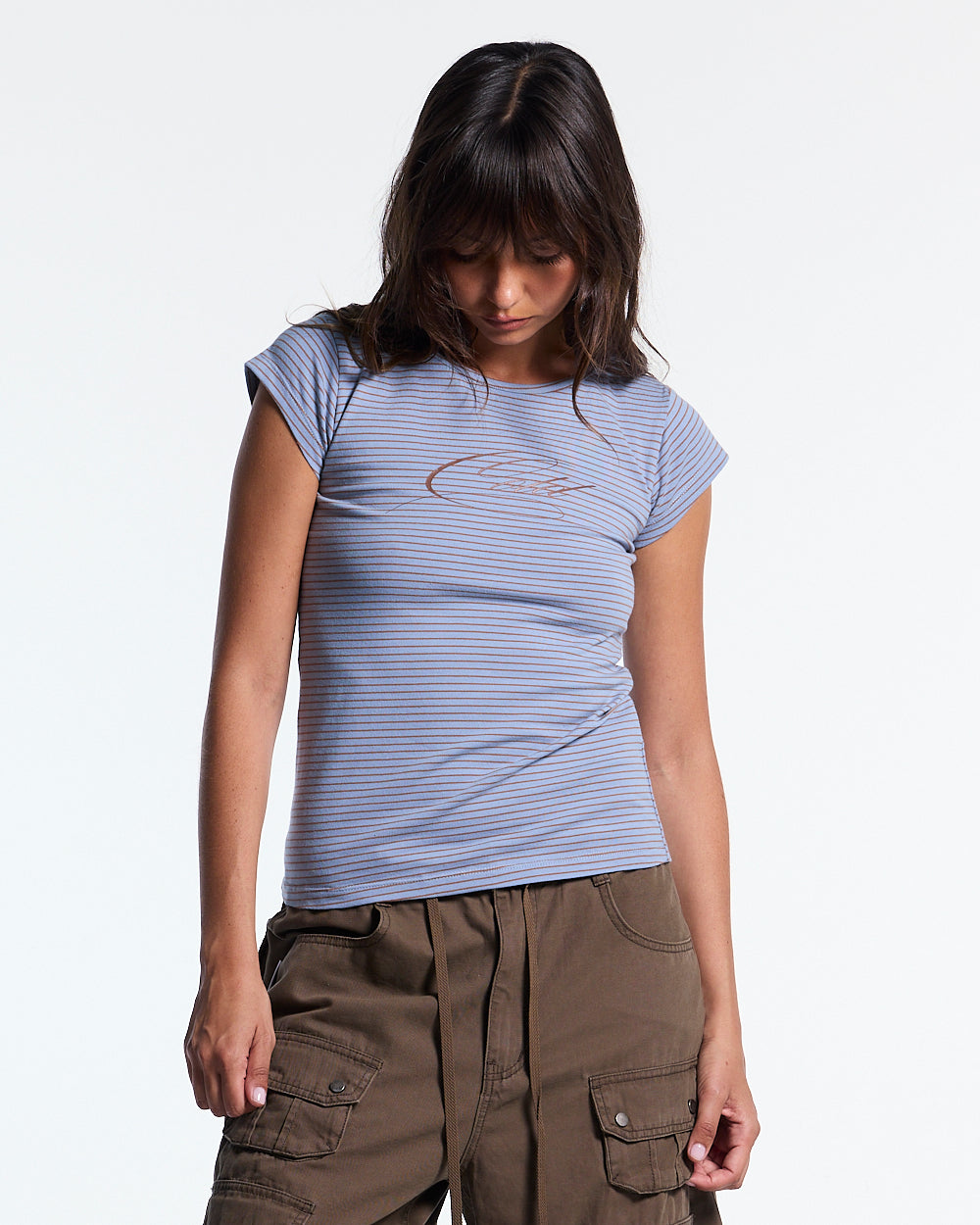 LISA BABY TEE BLUE