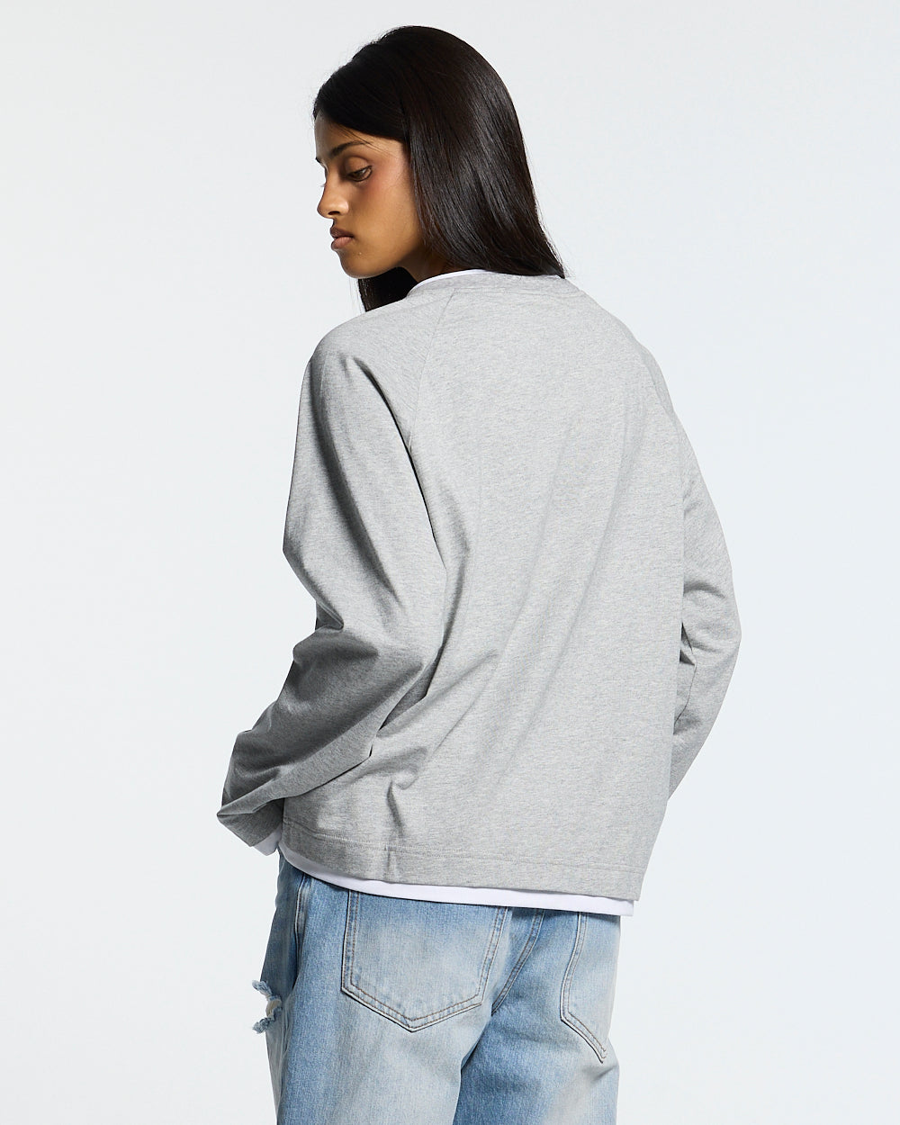 CAPUCCINO LONGSLEEVE HEATHER GREY