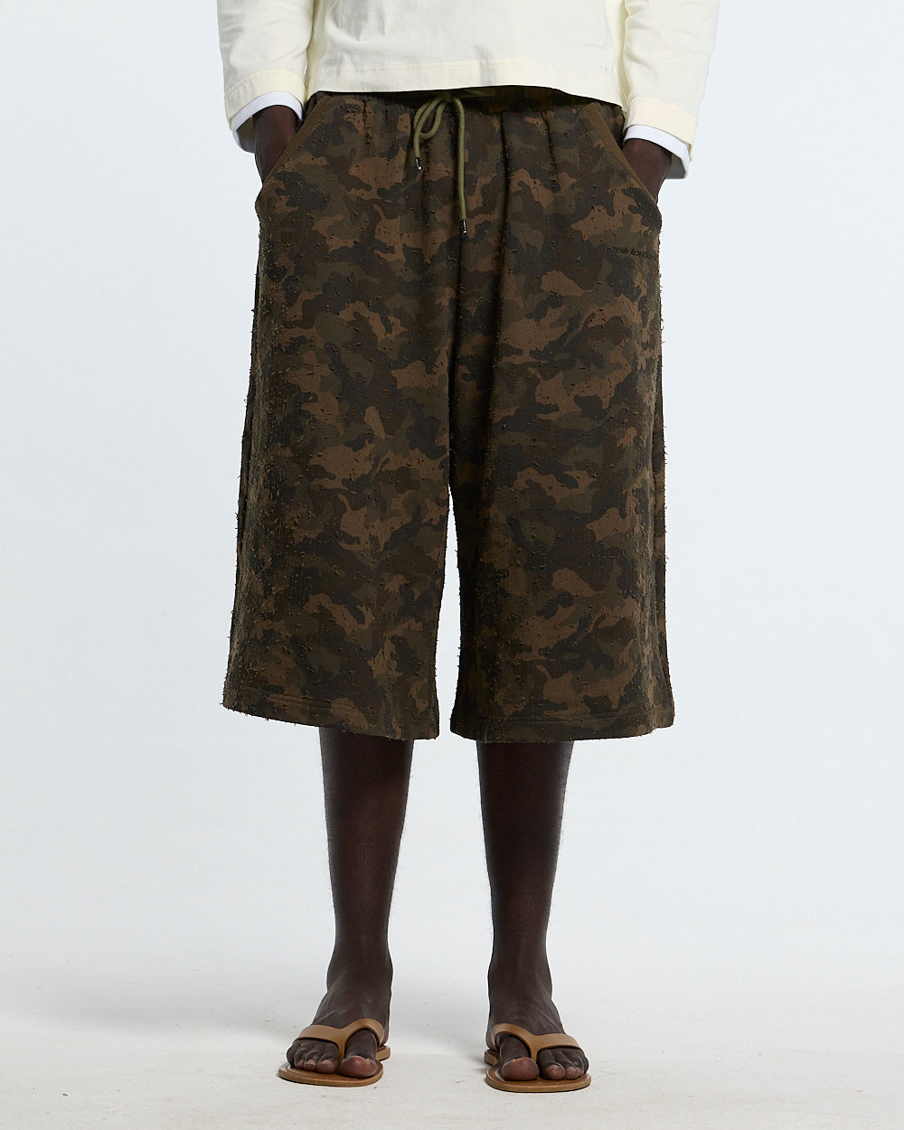 FRONT LINE JORTS GREEN