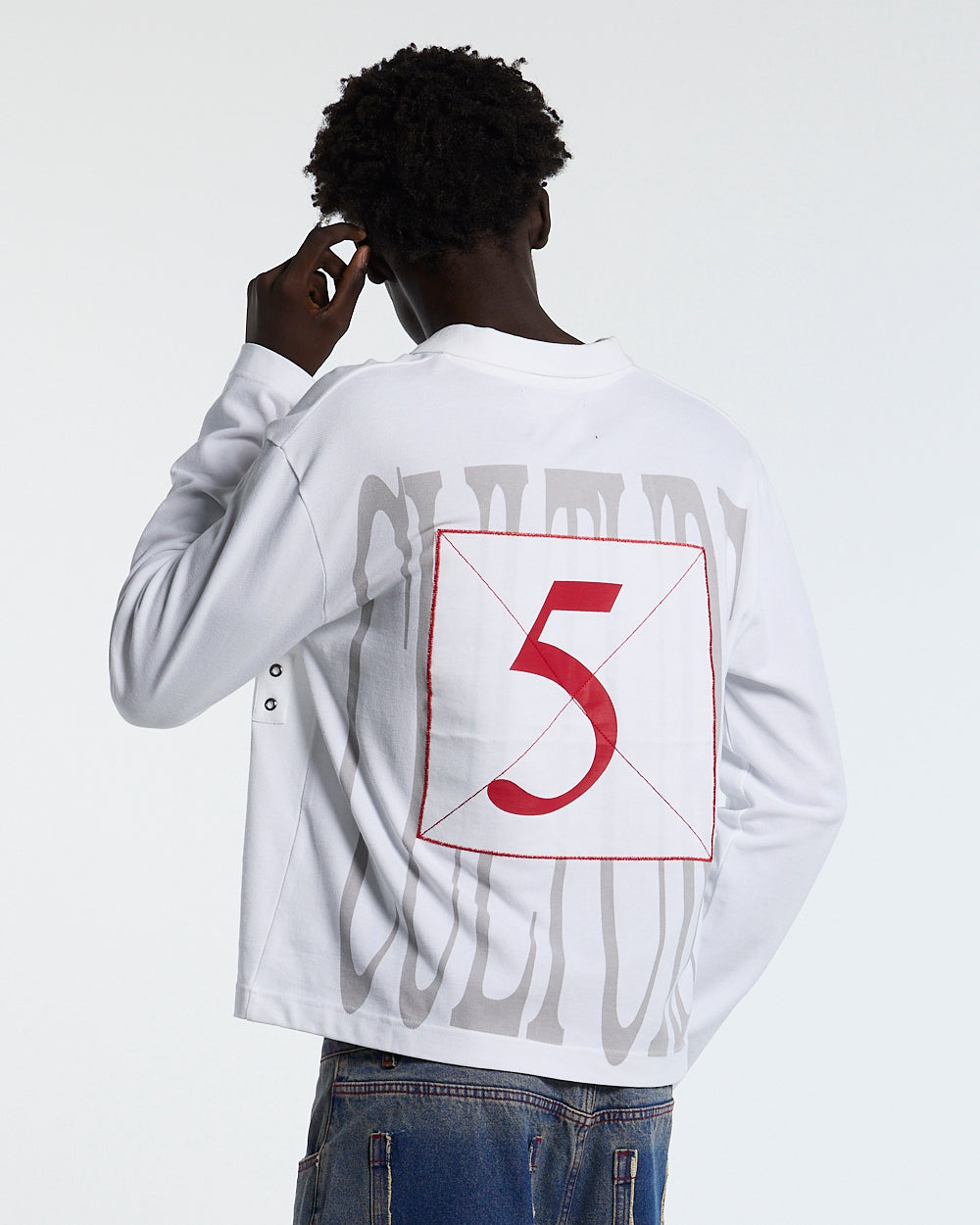 PAUSE LONGSLEEVE POLO WHITE