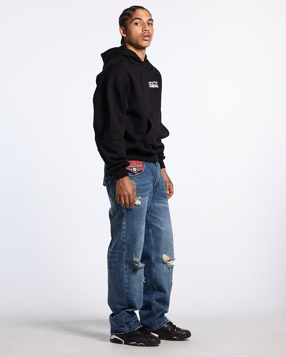 NECESSARY HOODIE BLACK
