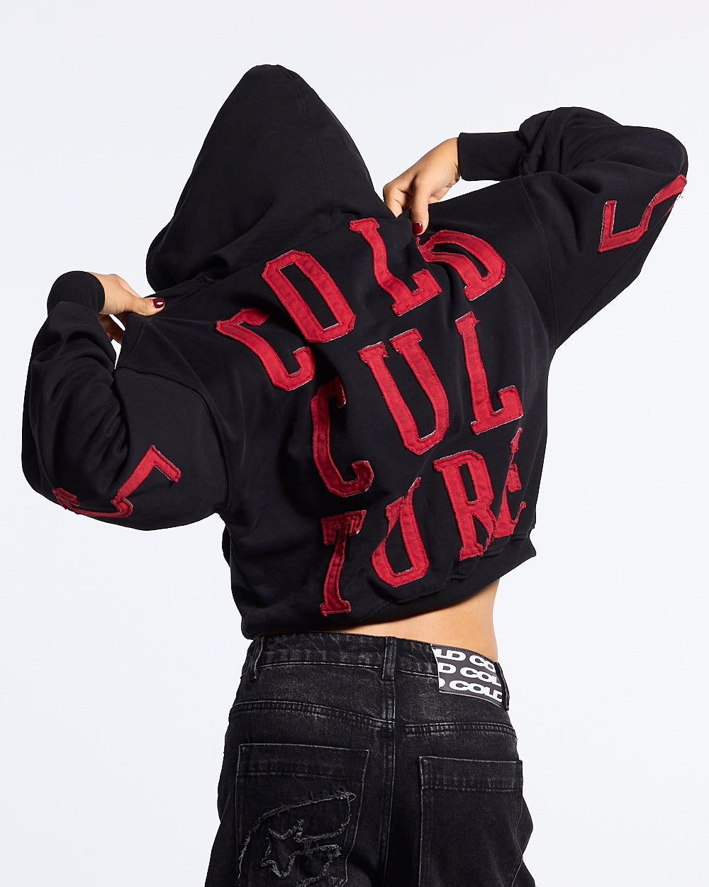 OVERTAKE HOODIE BLACK