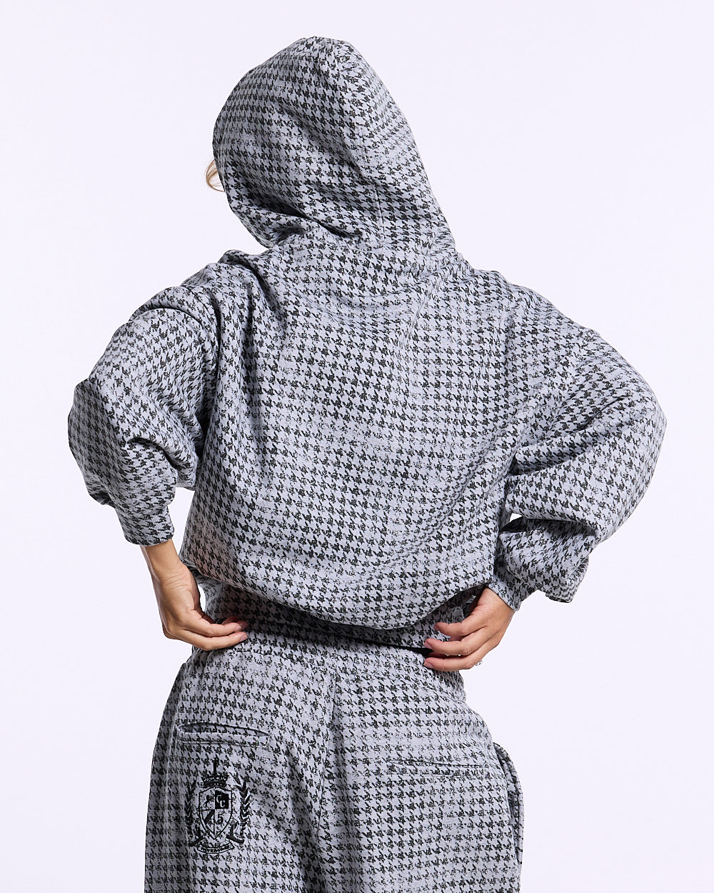 MAISON STREET ZIP HOODIE HEATHER GREY