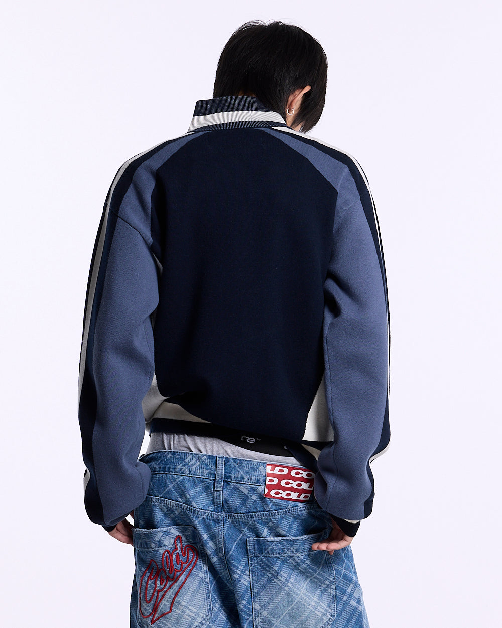 POLE KNIT NAVY - Cold Culture #man