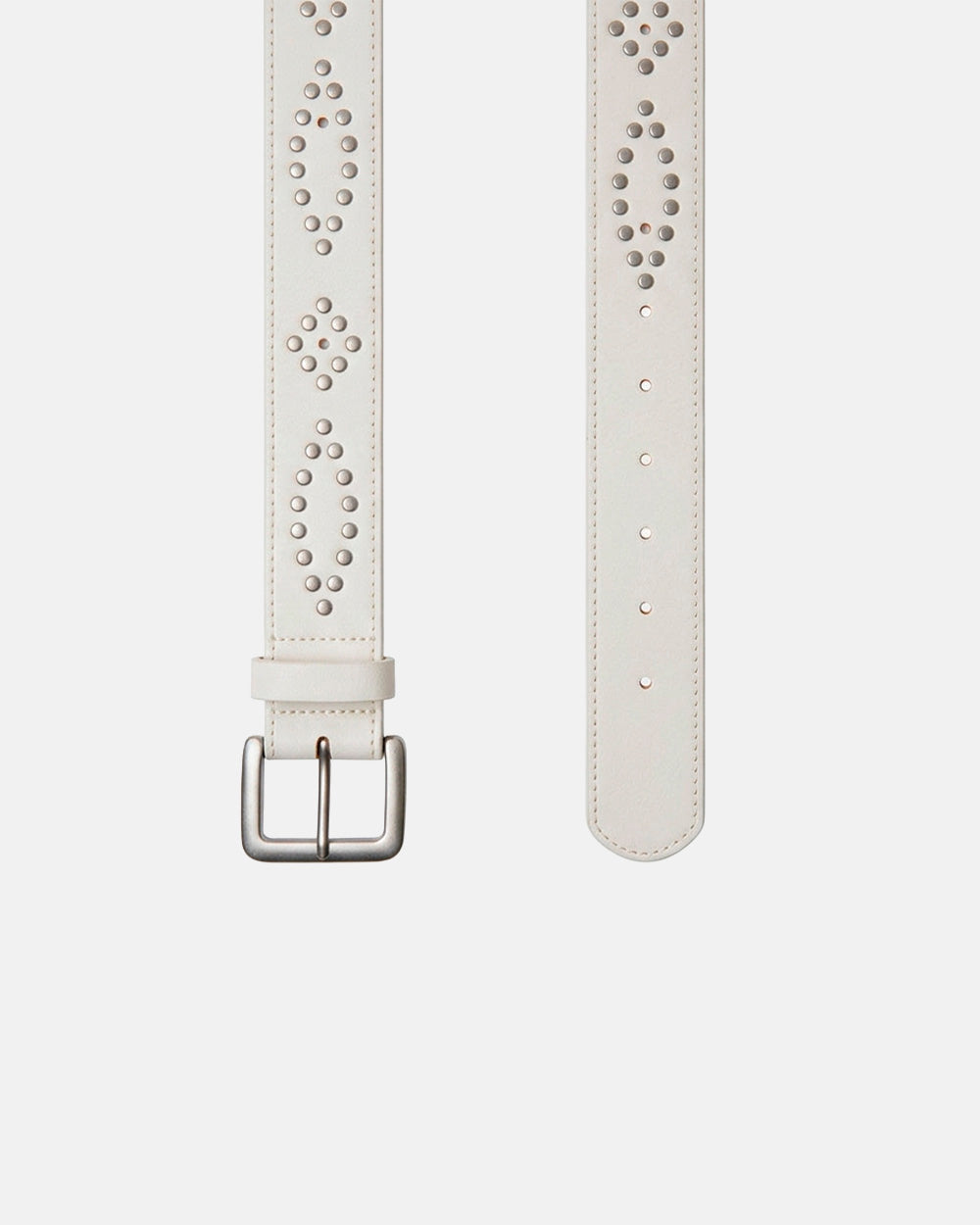 SPIKES BELT WHITE - Cold Culture #packshot