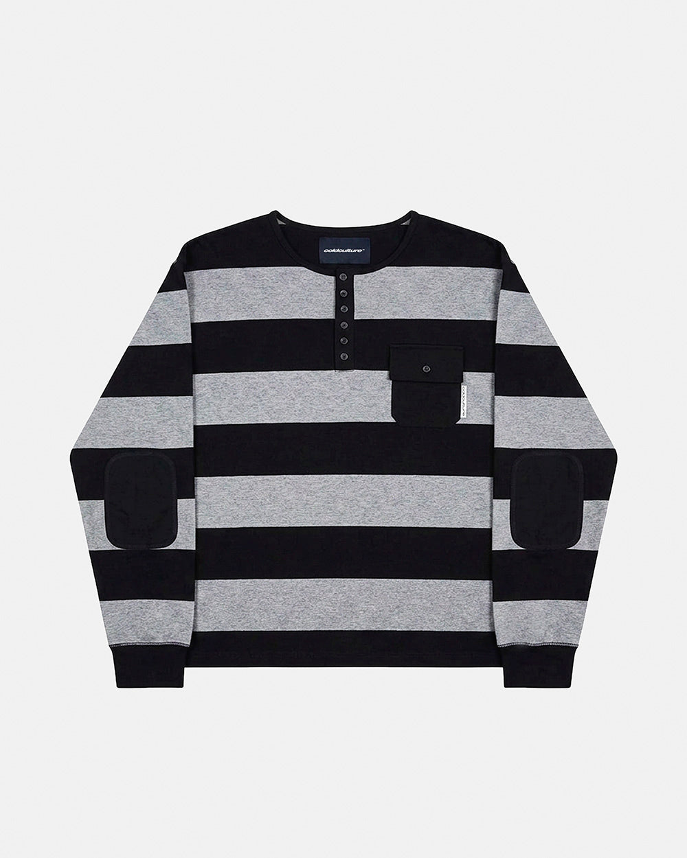 DOCKSIDE TEE GREY STRIPES
