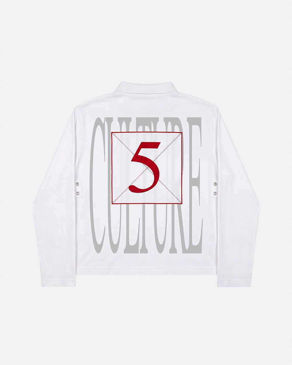 PAUSE LONGSLEEVE POLO WHITE
