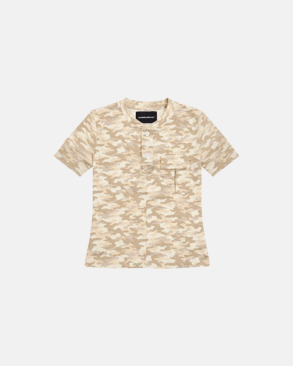 NEUTRAL FIELD BABY TEE CAMO