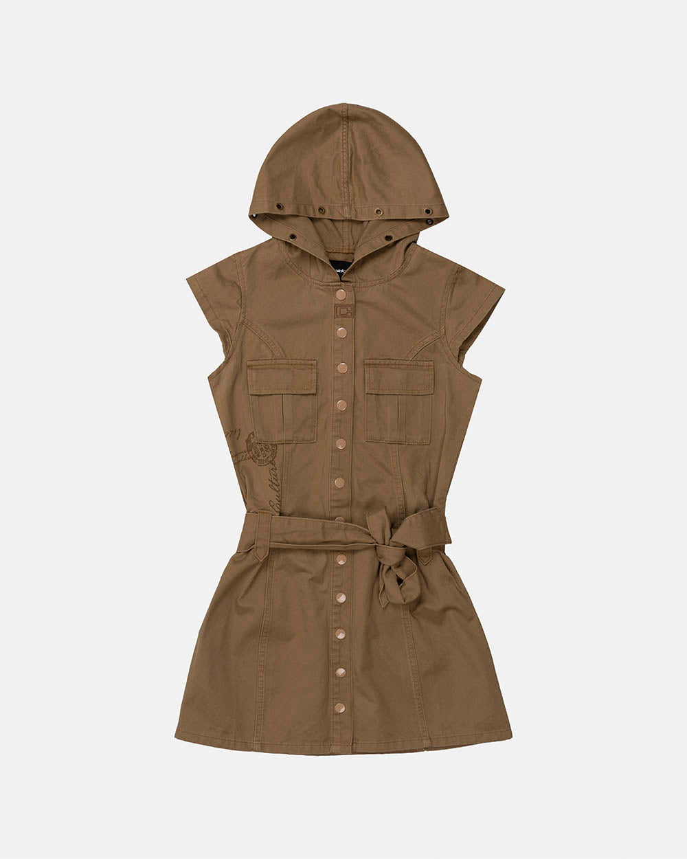 DUNE DRESS BROWN
