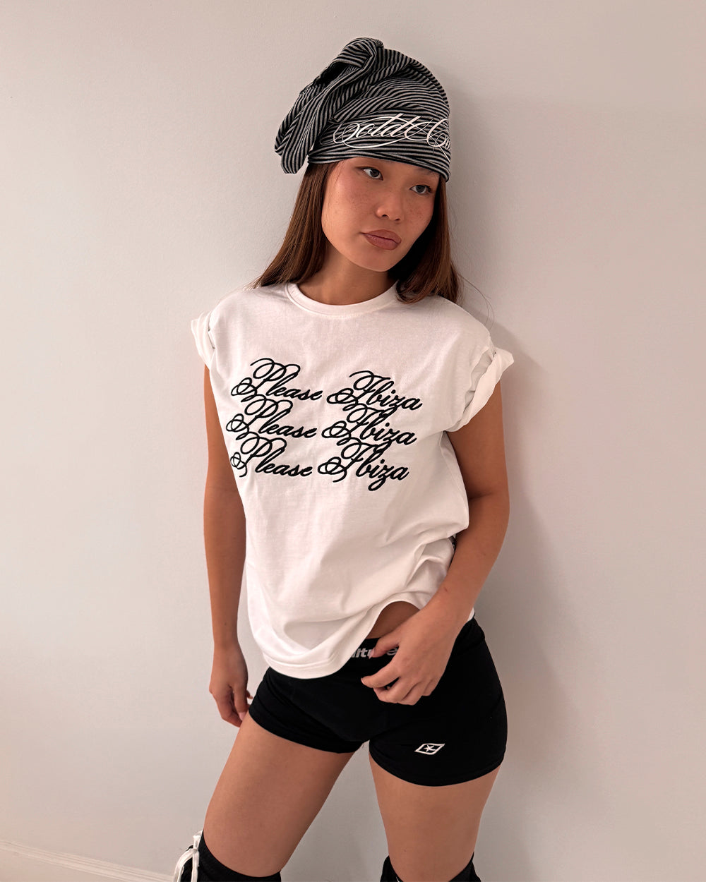 PLEASE IBIZA REGULAR TEE WHITE