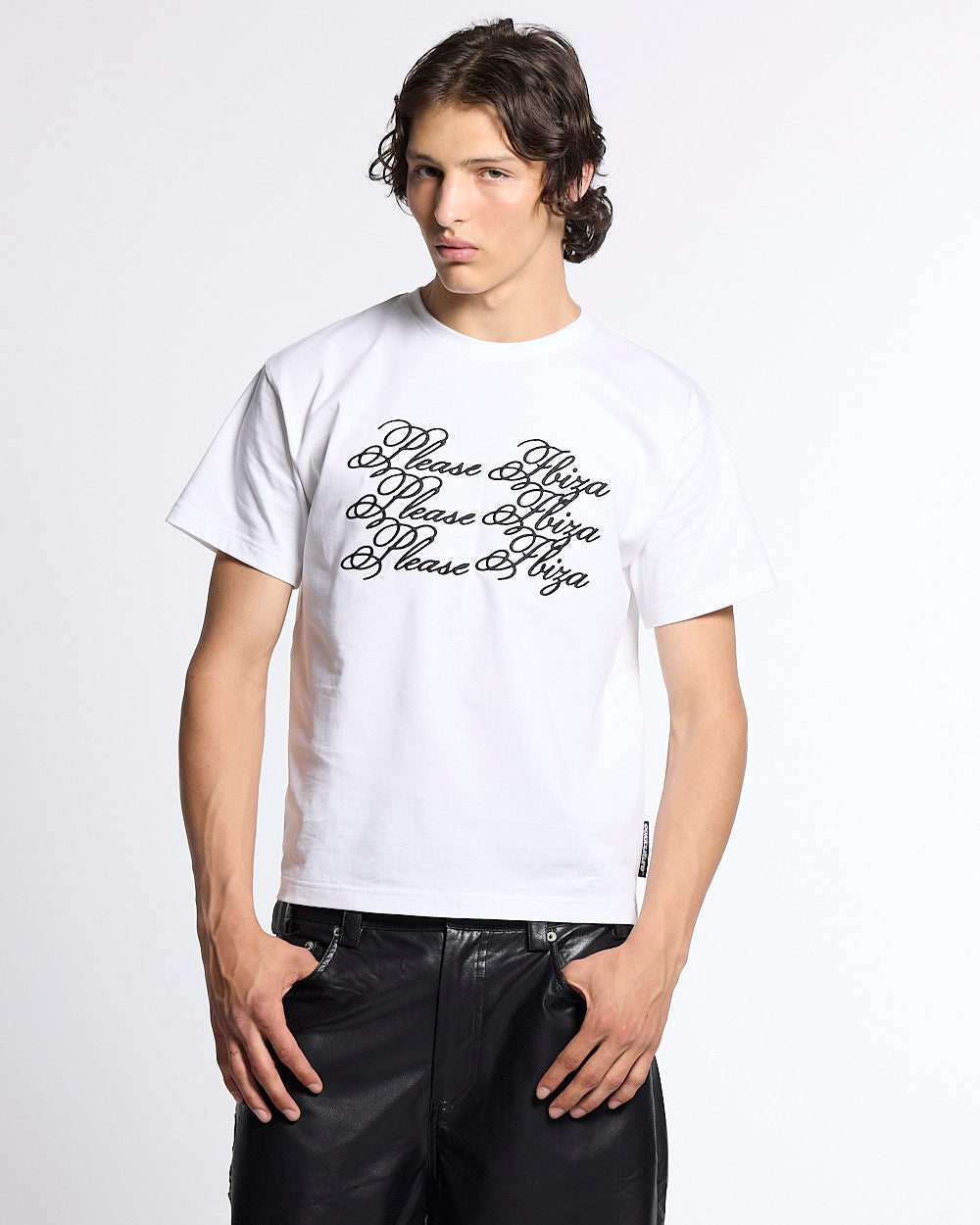 PLEASE IBIZA REGULAR TEE WHITE